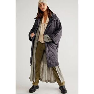NWT - Free People - MARIA BOUVIER Daisy Padded Cocoon Coat - ONE SIZE